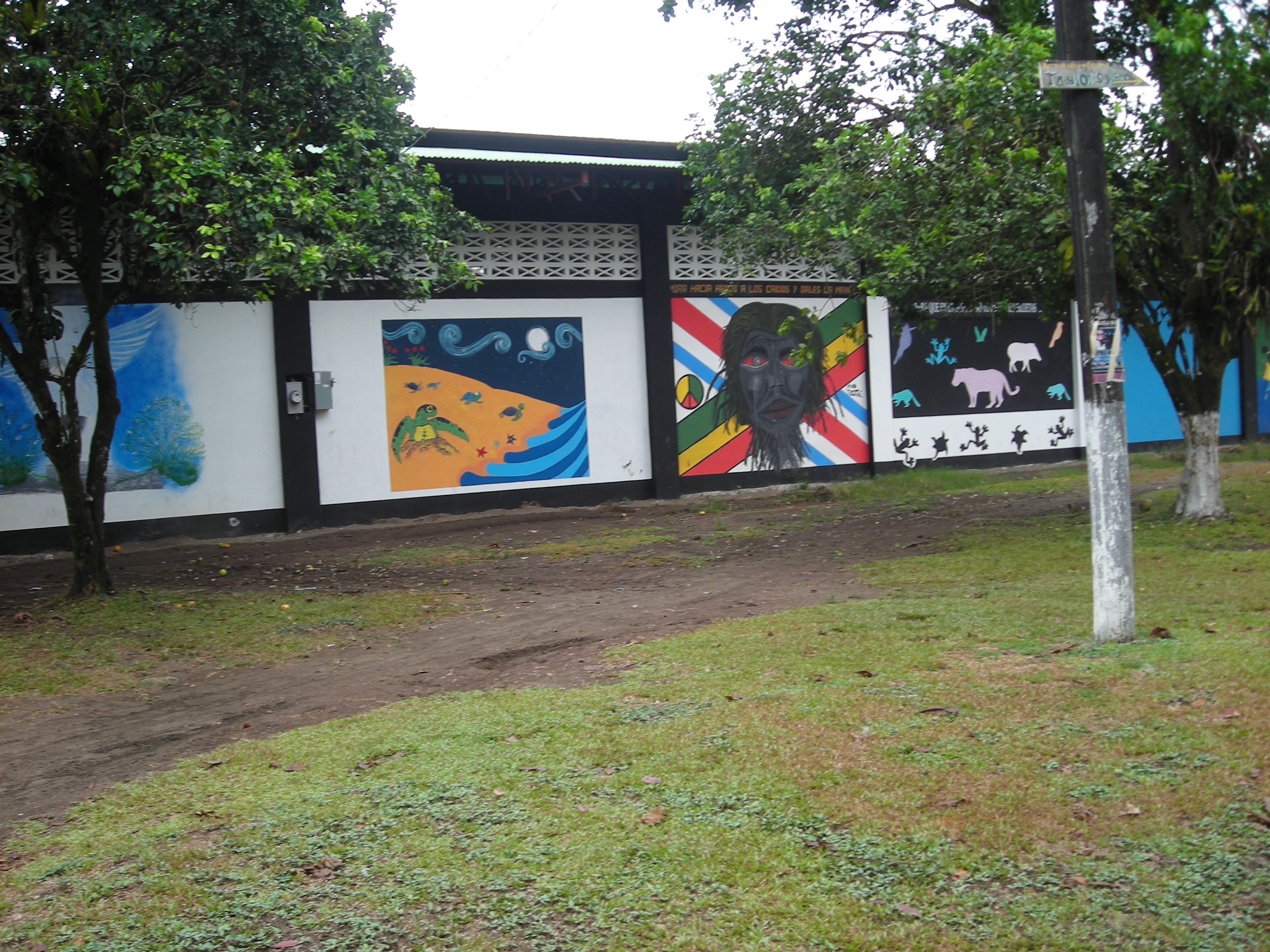 The roller rink in Tortuguero